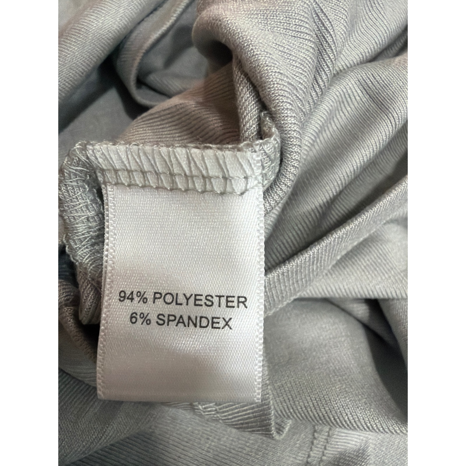 Nwt Ava Lane Womens Large Light Gray Racerback Tank Top Built-In Shelf Bra — image 8 of 8